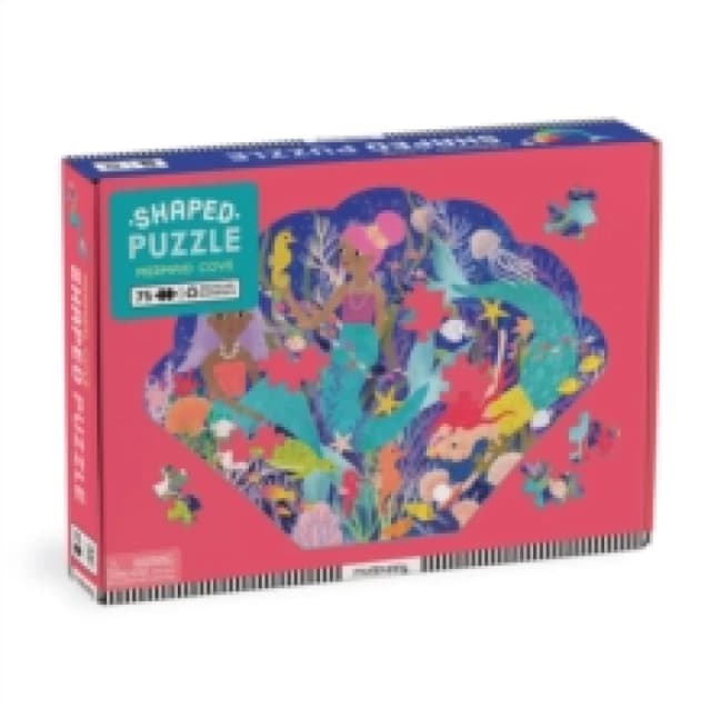 Mermaid Cove 75 Piece Shaped Scene puzzle Jigsaw