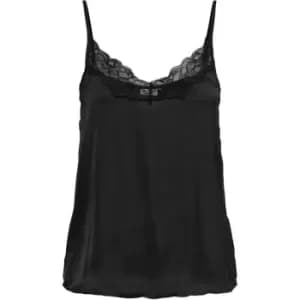 JDY lace trim camisole - Black