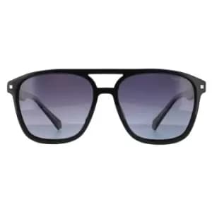 Aviator Black Grey Gradient Polarized