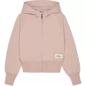 Calvin Klein Jeans Active Zip Through Hoodie - Pink