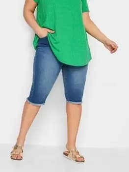 Yours Ava Cycling Short Vintage Blue Size 16, Women