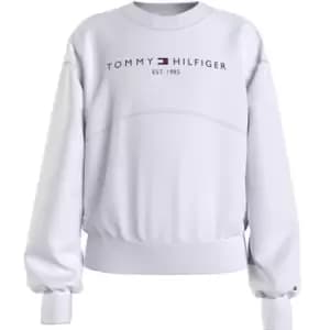 Tommy Hilfiger THUBOR Girls Childrens Sweatshirt in White - Sizes 8 years,10 years,14 years,16 years