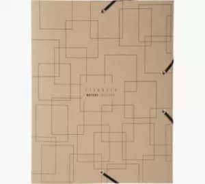 Exacompta Eterneco Filing Box Coated Card A4 40mm Spine Width Elastic