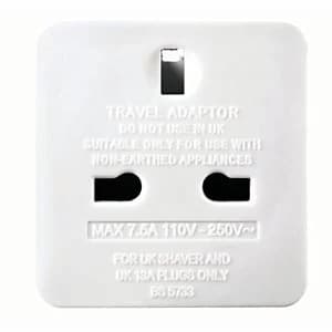 Masterplug Travel Plug Adaptor UK to USA