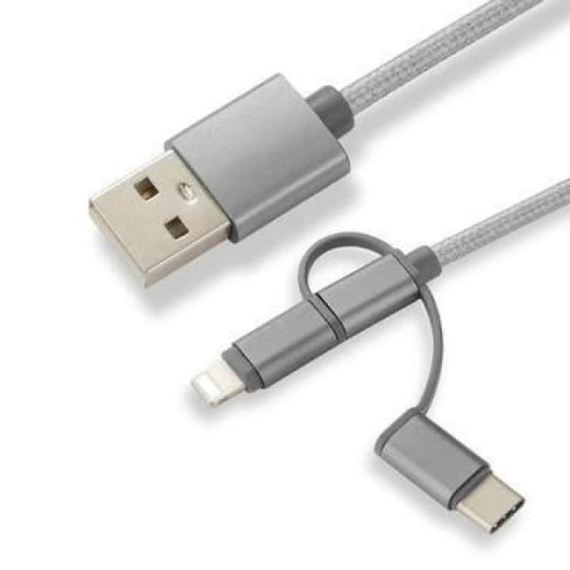 CoreParts MOBX-ACC-003 USB cable 1m Micro-USB A Micro-USB B Grey