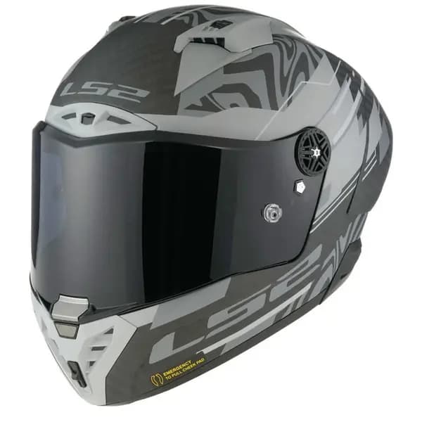 LS2 FF805 Thunder GP Aero Polar Matt Black Full Face Helmet Size M