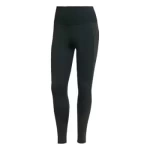 adidas Optime Training Shiny Full Length Leggings Womens - Shadow Green / Shadow Green