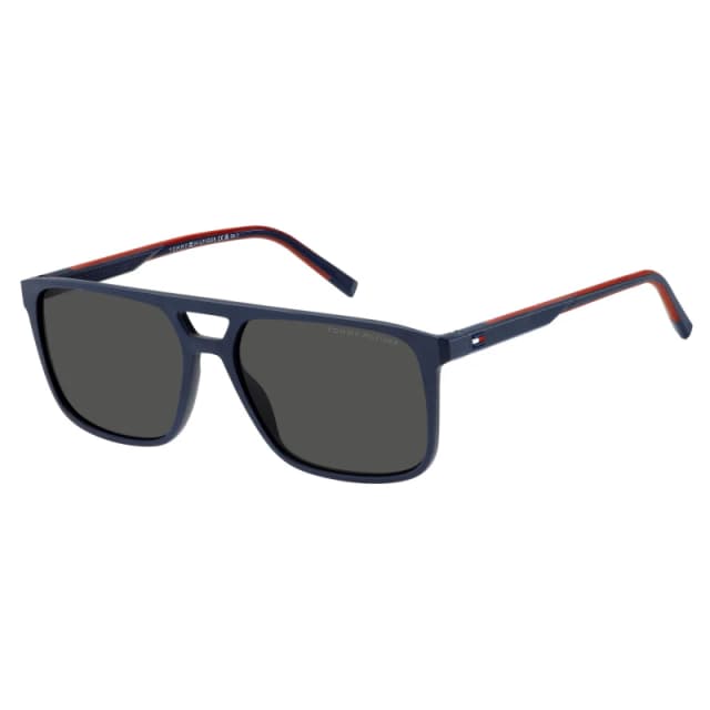 Tommy Hilfiger Mens Angular Square Sunglasses Blue Red male One Size