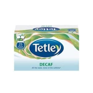Tetley Decaffeinated Drawstring Tea bags in Envelope Pack of 25