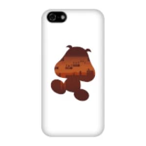 Nintendo Super Mario Goomba Silhouette Phone Case - iPhone 5C - Snap Case - Gloss