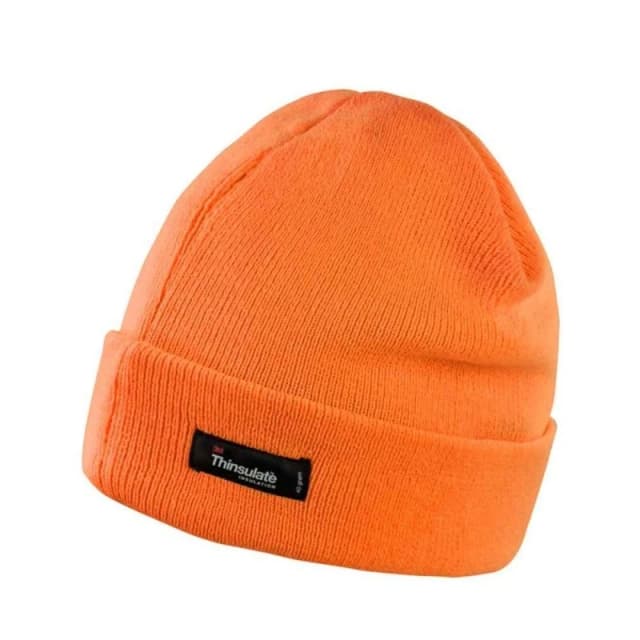 Result Result Men Thinsulate Winter Hat in Orange Orange One Size Male 5063470914265