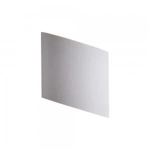 Flush Wall Lamp, 6W LED, 3000K, 660lm, IP54, Sand White