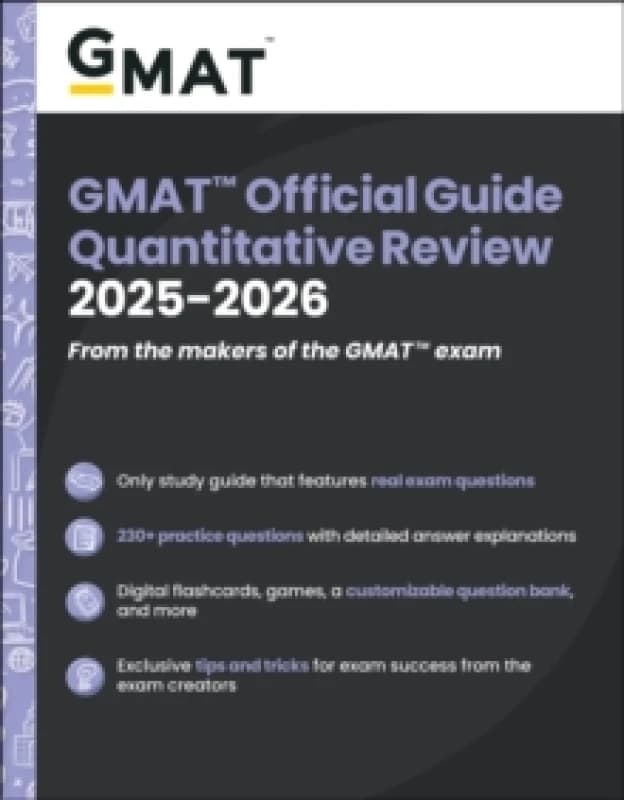 GMAT Official Guide Quantitative Review 2025-2026 : Book + Online Question Bank Paperback / softback