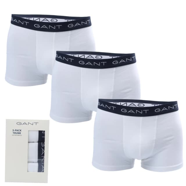 Gant 3 Pack of Trunks White male XL