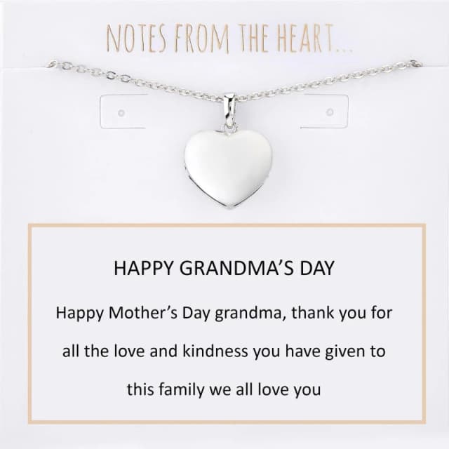 Notes From The Heart NFTH-HAPPY GRANDMAS DAY Silver unisex One Size