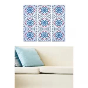 MDF88104532 Multicolor Decorative MDF Painting (3 Pieces)