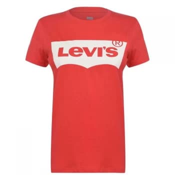 Levis Logo T Shirt - Poppy Red