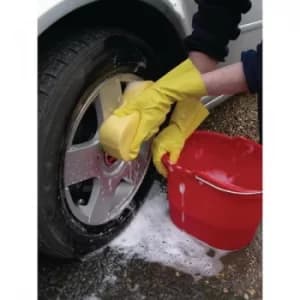 Shield Household Rubber Medium Gloves Yellow GR03