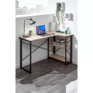 Bramwell Folding Right Corner Desk Oak