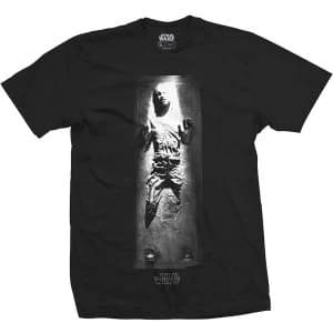 Star Wars - Han in Carbonite Unisex Large T-Shirt - Black