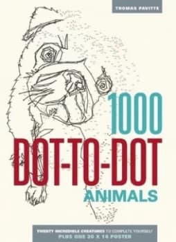 1000 Dot-to-Dot Animals by Thomas Pavitte Book