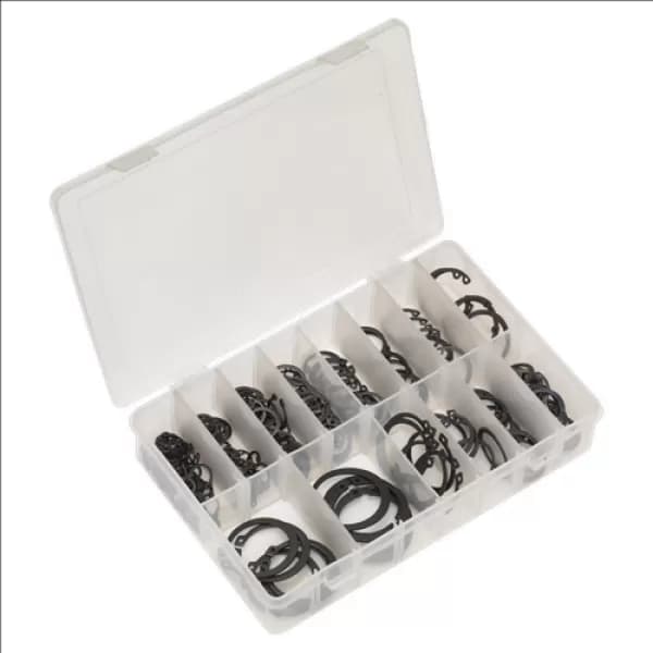 Genuine SEALEY AB017CC Circlip Assortment 200pc Internal & External Metric