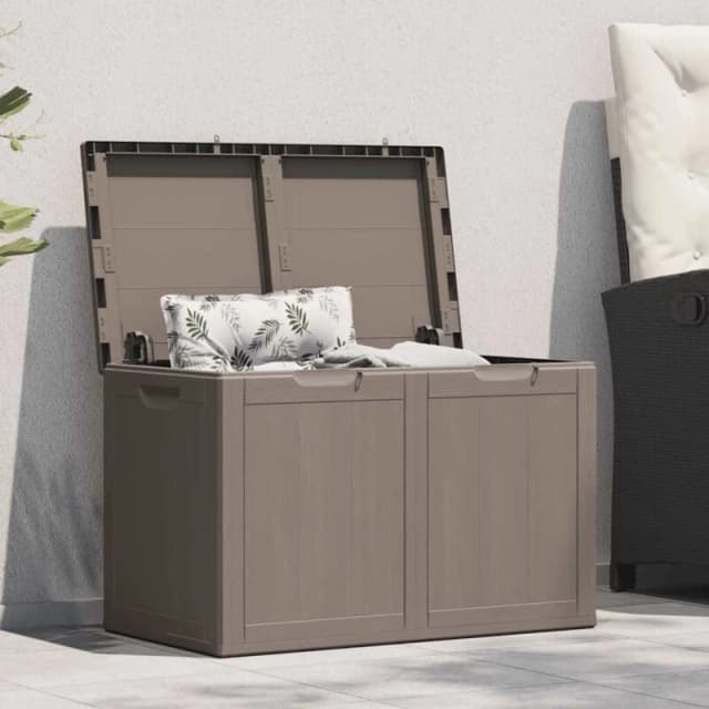 VIDAXL Vidaxl - Garden Storage Box 180L Brown pp Rattan 8720286768006