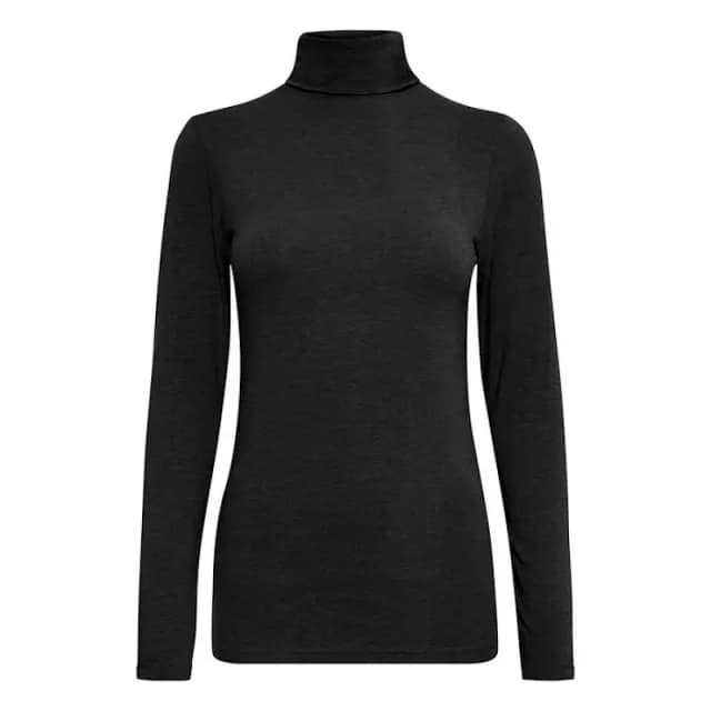 b.Young Womens turtleneck T-Shirt b.young pamila Noir Female L