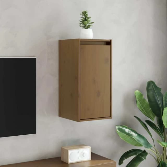 VIDAXL Vidaxl - Wall Cabinets 2 pcs Honey Brown 30x30x60cm Solid Wood Pine 8720286840849