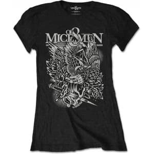 Of Mice & Men Eagle Ladies Small T-Shirt - Black