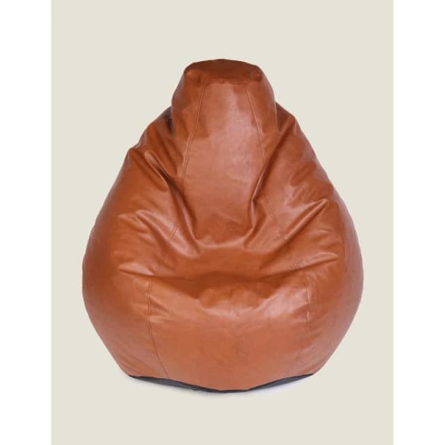 Kaikoo Faux Leather Tear Drop Tan, Brown KAI24-042