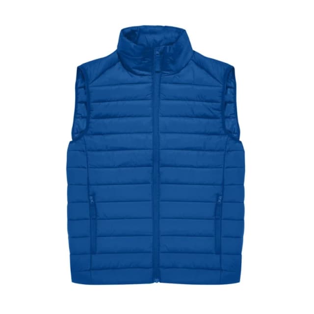 B&C Mens Reset Body Warmer in Blue Size: XS Blue Male XS