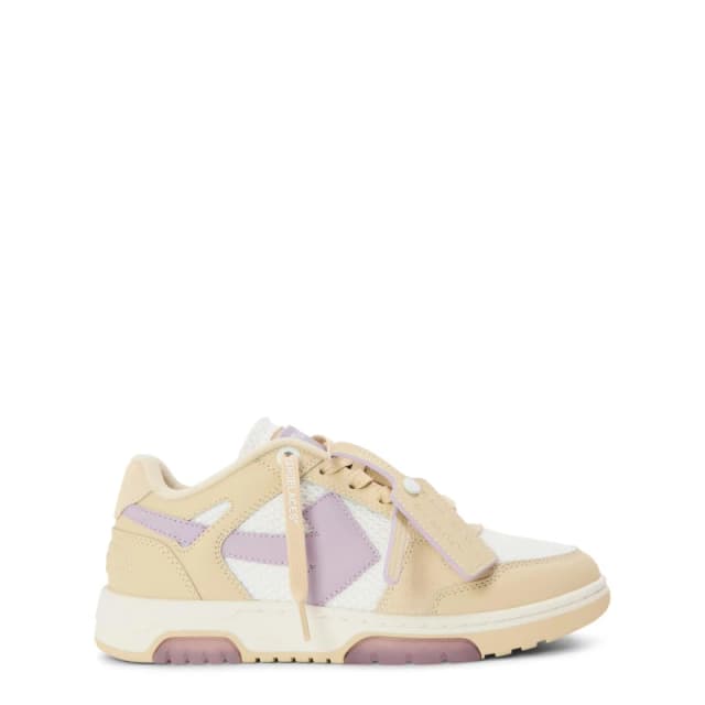Off White Womens Slimoutofoffice Low-Top Trainers Beige/Lavander female 3 (36)