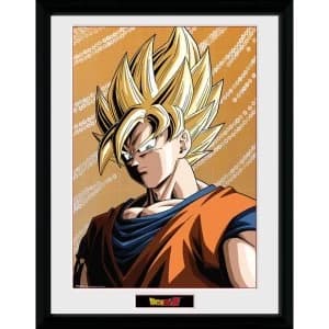Dragon Ball Z Goku Framed Collector Print