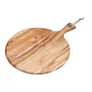 KitchenCraft Natural Elements Acacia Round Paddle Brown