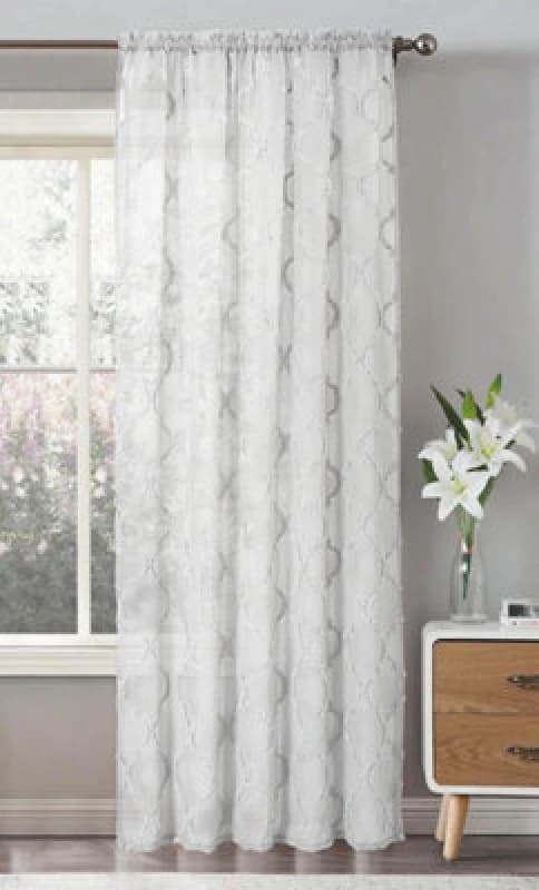 Intimates Tufted Voile Panel Slot Top - White