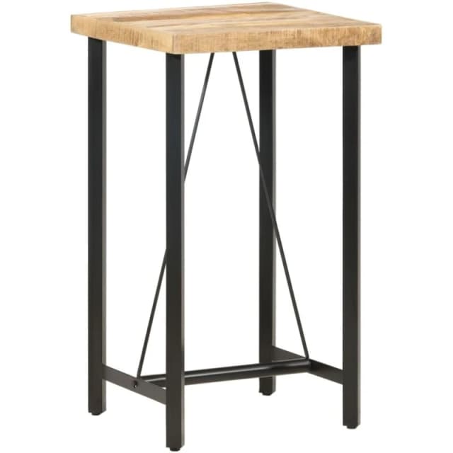 VIDAXL Vidaxl - Bar Table 60x60x107cm Rough Mango Wood 8719883827094