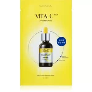 Missha Vita C Plus brightening sheet mask with vitamin C 27 g