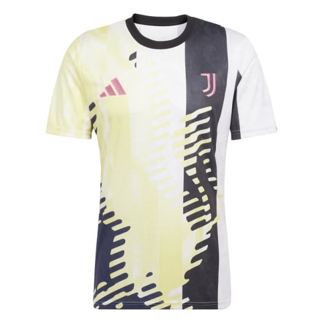 adidas Juventus Prematch Shirt 2024 2025 Adults Yellow/Black male XS