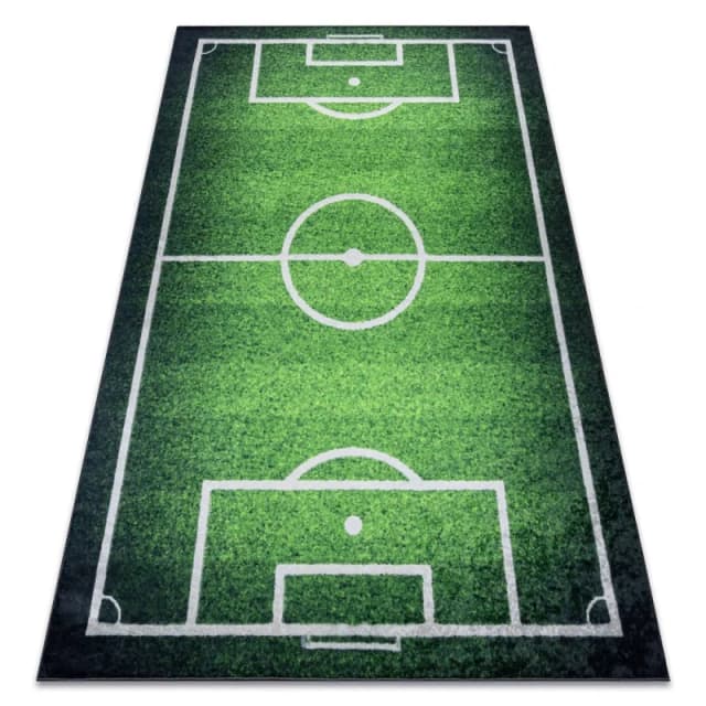 RugsX Bambino 58690 Washing Carpet Pitch, Football For Children Anti Slip - Green 120X170 Cm