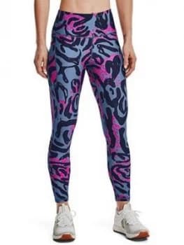 Urban Armor Gear Hg Armour Animal Print 7/8 Leggings, Navy Size M Women