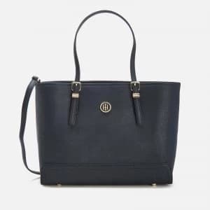 Tommy Hilfiger Womens Honey Medium Tote Bag - Navy