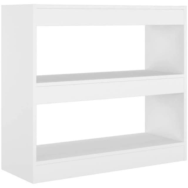 VIDAXL Book Cabinet/Room Divider White 80x30x72cm Vidaxl 8720286843413