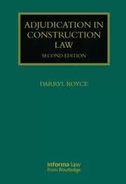Adjudication in Construction Law