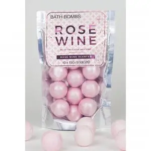 Rose Wine Bath Bombs