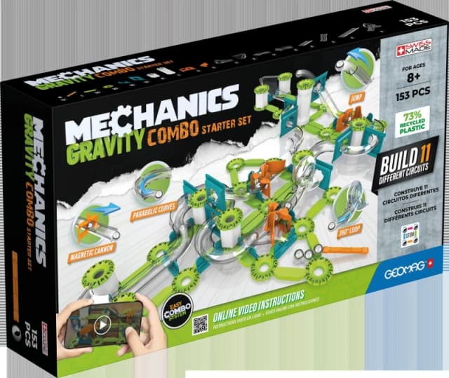 GEOMAG Mechanics Motion Combo Magnetic Starter Set - 153 Make Your Own Toys One Size Multi 89431499001