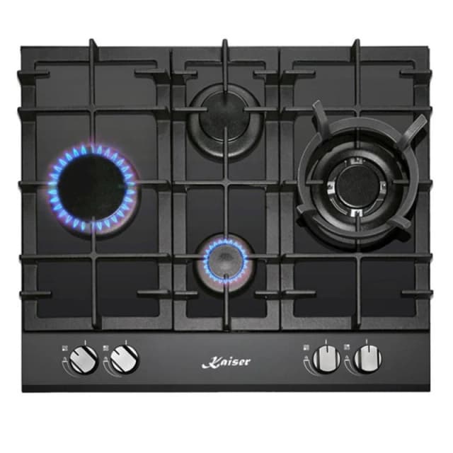 Kaiser Appliances Grand Chef 60cm Gas Hob Black