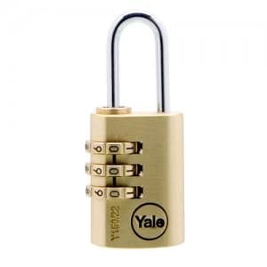 Yale Y150 30mm Brass Combination Padlock