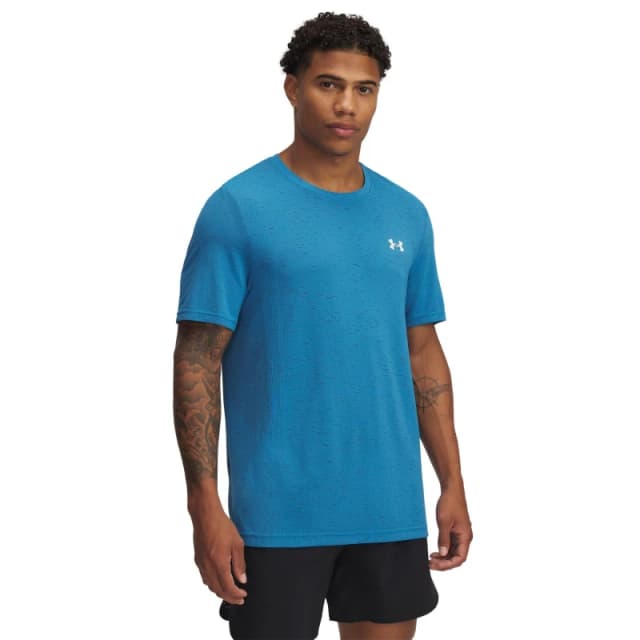 Under Armour Armour UA Vanish Seamless Short Sleeve Mens - Blue Blue S