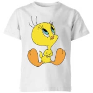 Looney Tunes Tweety Sitting Kids T-Shirt - White - 11-12 Years